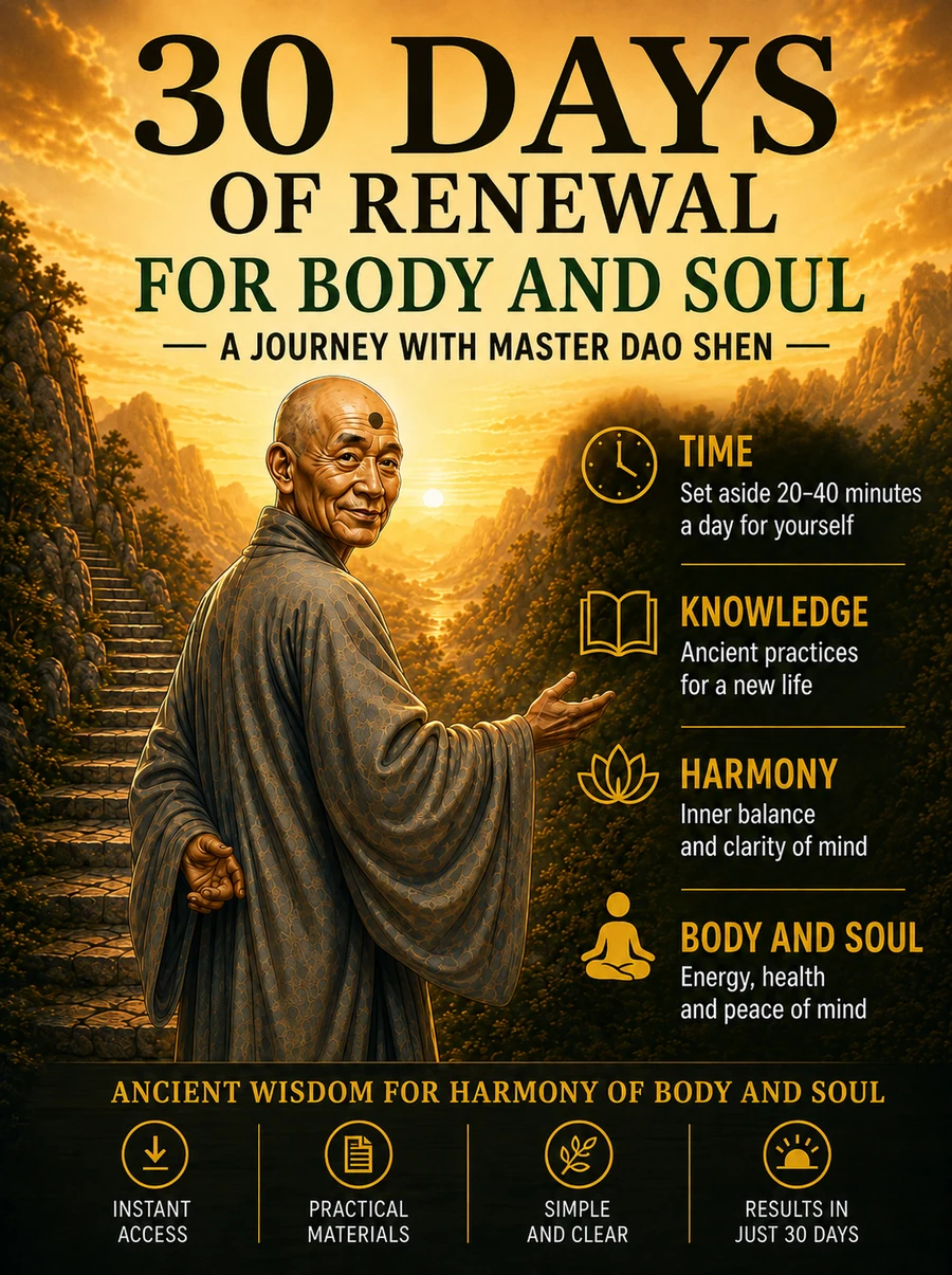 The journey “30 Days of Restoring Body and Soul” with Master Dao Shen